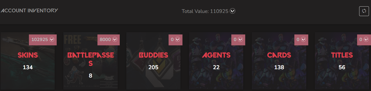 SOLD! #SG05003š„NA/FULL ACCESS & CHANGE EMAILš„VP SPENT 110925š„LEVEL 144š„SKINS 134š„Kuronami & Overdrive & Radiant Entertainment Bundles