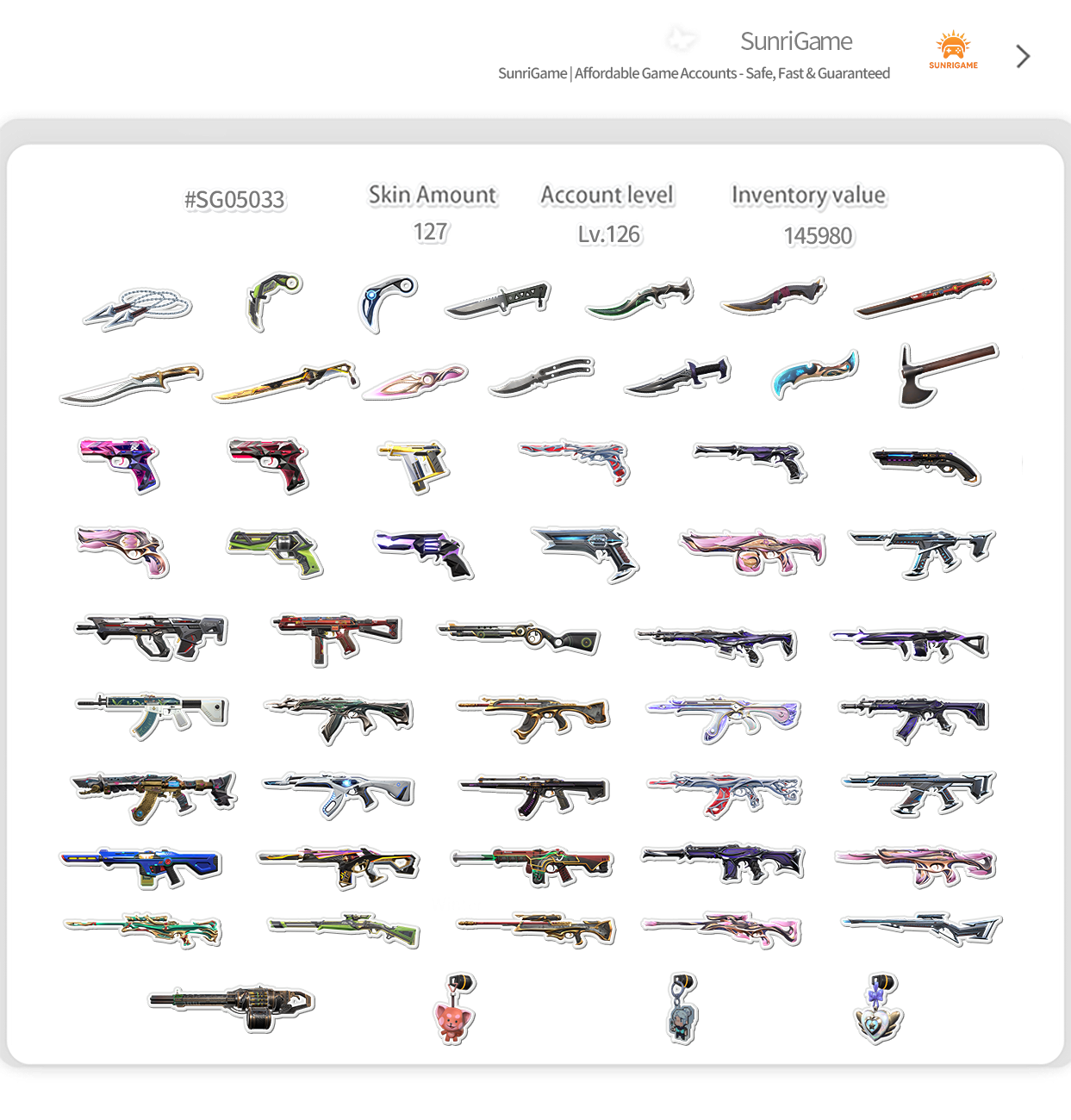 SOLD! #SG05033š„NA/FULL ACCESS & CHANGE EMAILš„VP SPENT 145980š„LEVEL 126š„SKINS 127š„Kuronami & 24 champion bundles