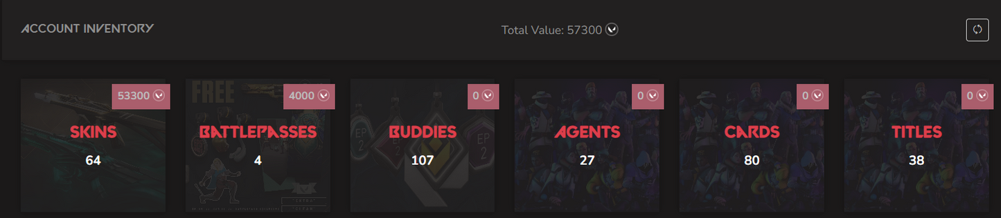 SOLD! #SS053002🔥NA/FULL ACCESS & CHANGE EMAIL🔥VP SPENT 57300🔥LEVEL 91🔥SKINS 64🔥VCT LOCK & Ignite Collection & 23 Champion bundle