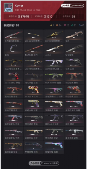 #SG05879🔥NA/FULL ACCESS & CHANGE EMAIL🔥VP SPENT 87675🔥LEVEL 110🔥SKINS 146 🔥25VCT