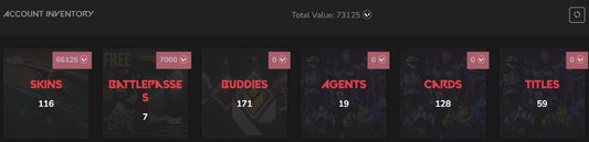SOLD! #SG05004🔥NA/FULL ACCESS & CHANGE EMAIL🔥VP SPENT 73125🔥LEVEL 132🔥SKINS 116🔥VCT & Kuronami & 23 champion bundle