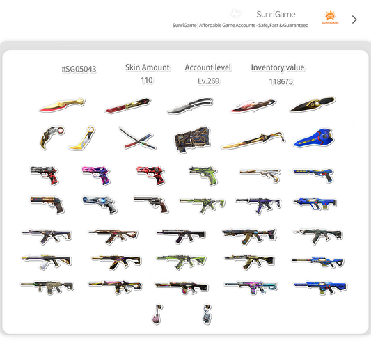SOLD! #SG05043🔥NA/FULL ACCESS & CHANGE EMAIL🔥VP SPENT 118675🔥LEVEL 269🔥SKINS 110 🔥Ignite Collection & Arcane Collection 1.0 & 2.0 & 21 & 22 & 23 & 24 champion bundle
