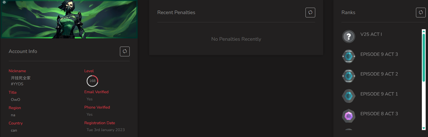 SOLD! #SG05053🔥NA/FULL ACCESS & CHANGE EMAIL🔥VP SPENT 113065🔥LEVEL 168🔥SKINS 160🔥VCT Lock & Ignite Collection & 23 & 24 champion bundles