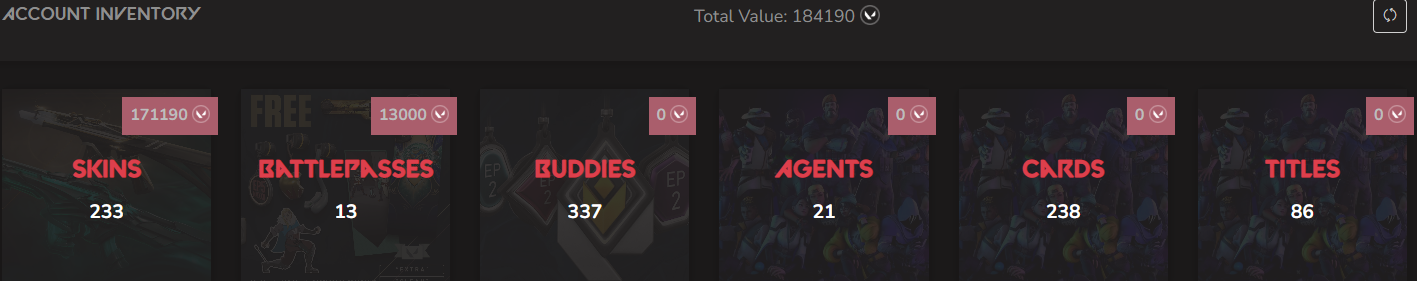 SOLD! #SG05057🔥NA/FULL ACCESS & CHANGE EMAIL🔥VP SPENT 184190🔥LEVEL 258🔥SKINS 256 🔥VCT LOCK & Ignite Collection & 23 、24 champion & Exo bundles