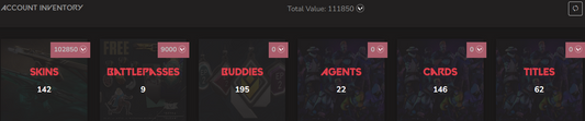 SOLD! #SG05066🔥NA/FULL ACCESS & CHANGE EMAIL🔥VP SPENT 111850🔥LEVEL 127🔥SKINS 142 🔥 Ignite Collection