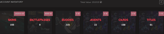SOLD! #SG05067🔥NA/FULL ACCESS & CHANGE EMAIL🔥VP SPENT 151015 🔥LEVEL 138🔥SKINS 155🔥 Ignite Collection & 23 champion bundle