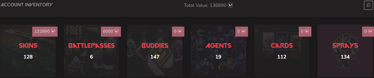 SOLD! #SG05096🔥NA/FULL ACCESS & CHANGE EMAIL🔥VP SPENT 138890🔥LEVEL 168🔥SKINS 160🔥 Ignite Collection & 23 champion bundles