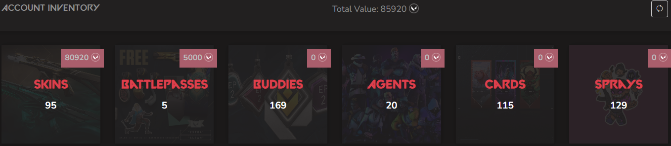 SOLD! #SG05131🔥NA/FULL ACCESS & CHANGE EMAIL🔥VP SPENT 85920🔥LEVEL 95🔥SKINS 160🔥22 & 23 & 24 champion bundles