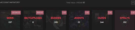 SOLD! #SG05133🔥NA/FULL ACCESS & CHANGE EMAIL🔥VP SPENT 155340🔥LEVEL 139🔥SKINS 157🔥25 VCT 24 champion bundles