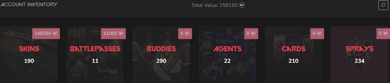 SOLD! #SG05134🔥NA/FULL ACCESS & CHANGE EMAIL🔥VP SPENT 159150🔥LEVEL 217🔥SKINS 190🔥 Ignite Collection & 23 champion bundles