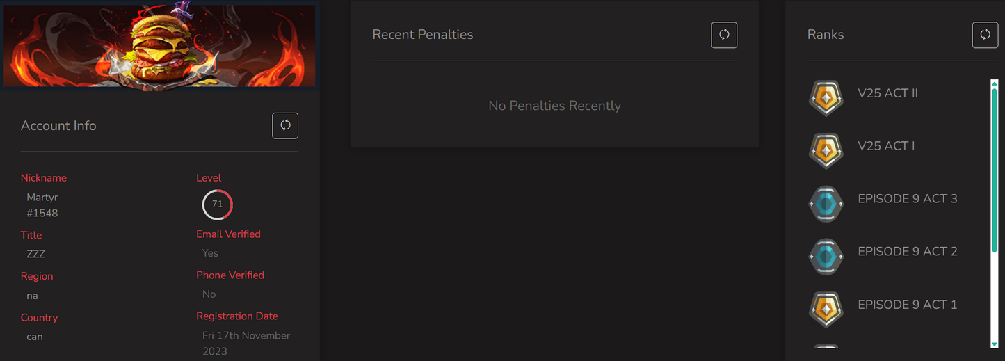 #SG05338🔥NA/FULL ACCESS & CHANGE EMAIL🔥VP SPENT 75165🔥LEVEL 71🔥SKINS 95 🔥24 champion bundle