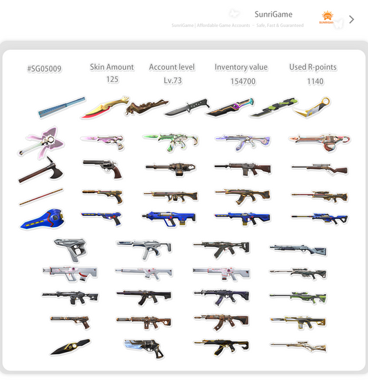 SOLD! #SG05009🔥NA/FULL ACCESS & CHANGE EMAIL🔥VP SPENT 154700🔥LEVEL 73🔥SKINS 125🔥Ignite Collection  23 champion &Evori Deeamwings & NEO bundle