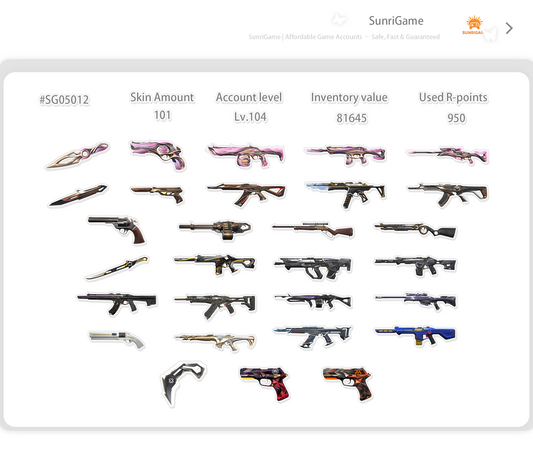 SOLD! #SG05012🔥NA/FULL ACCESS & CHANGE EMAIL🔥VP SPENT 81645🔥LEVEL 104🔥SKINS 101🔥24 champion & Mystbloom &NEO bundle
